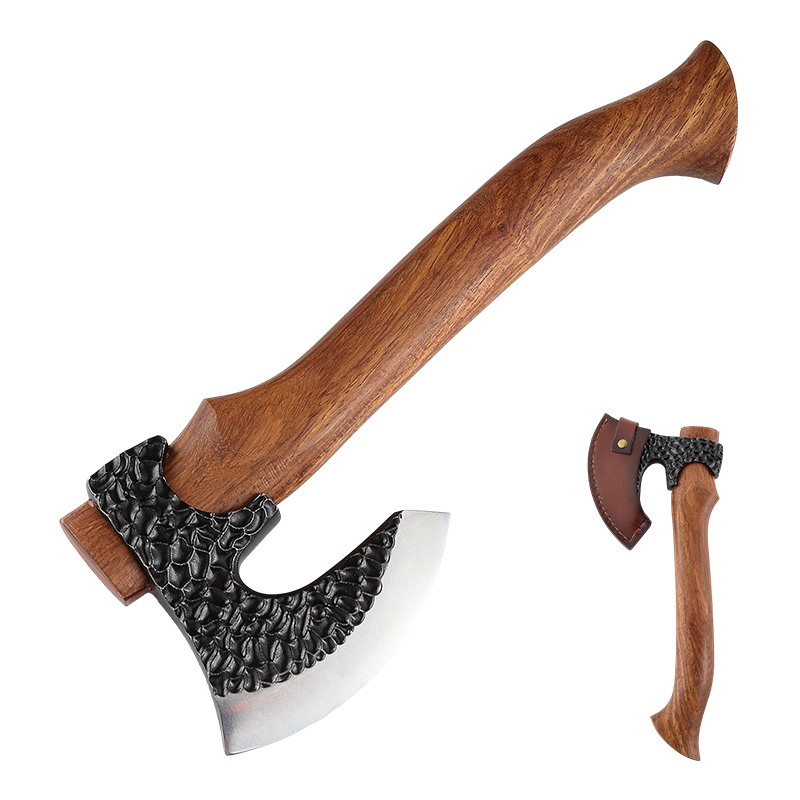 Hand forged axe