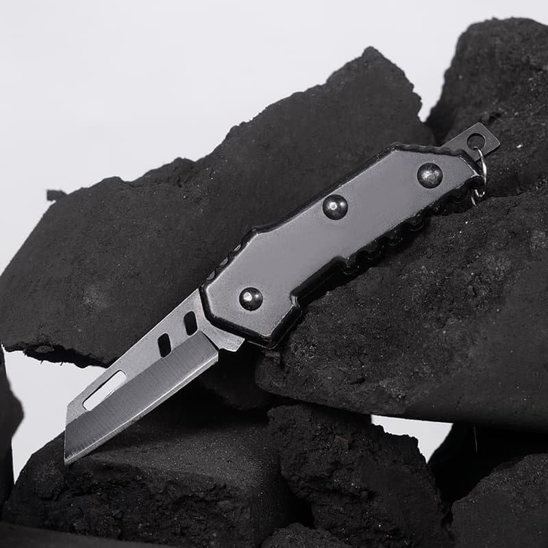 Customized Coating Aluminum Handle Tactical Universal Survival Outdoor Camping Folding Mini Pocket Knife in Stock