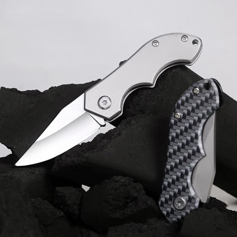 Outdoor SurvivalFolding Pocket Knife All Steel sharp Outdoor Camping Defense Surv Portable f-defense Knife