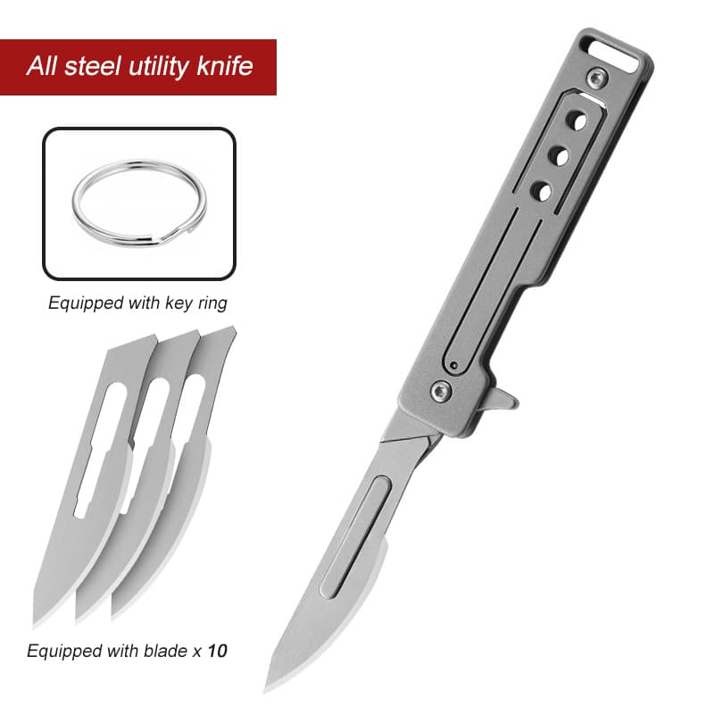 Folding Pocket Knife sharp Art Knife Stainless Steel Folding Blade Portable Express Delivery Unboxing  Paper Cutting Knife