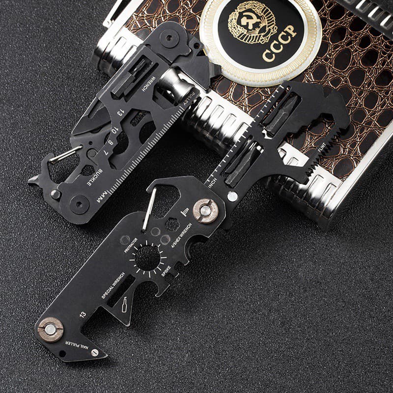 ODM Sale Handheld Stainless Steel Multitool Portable Credit Card Tool Survival & Emergencies for Camping Hiking