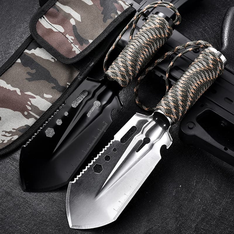 Multitool Small Survival Shovel forCamping Garden Engineer Shovel Gardening Digging Tool Mini Portable Small Hand Shovel