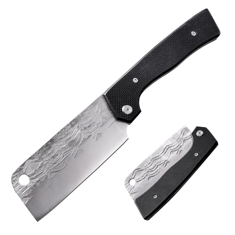 Professional Sharp Blade  Kitchen Folding Knife Household Carving Bread Paring Boning Butcher Cleaver Knife