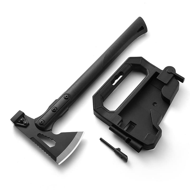 Camping Equipment Multi Tools Steel Hatchet  Handle Hammer Survival Axe Multifunctional Tactical axe Open Head Knife Outdoor Defense