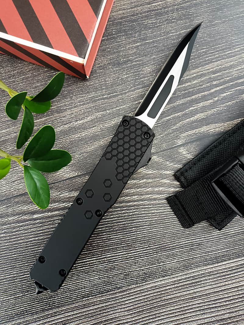 Outdoor Camping Tactical Survival Hunting Folding Knife Stainless Steel Aluminium Handle EDC Multi-Purpose Tool Knives