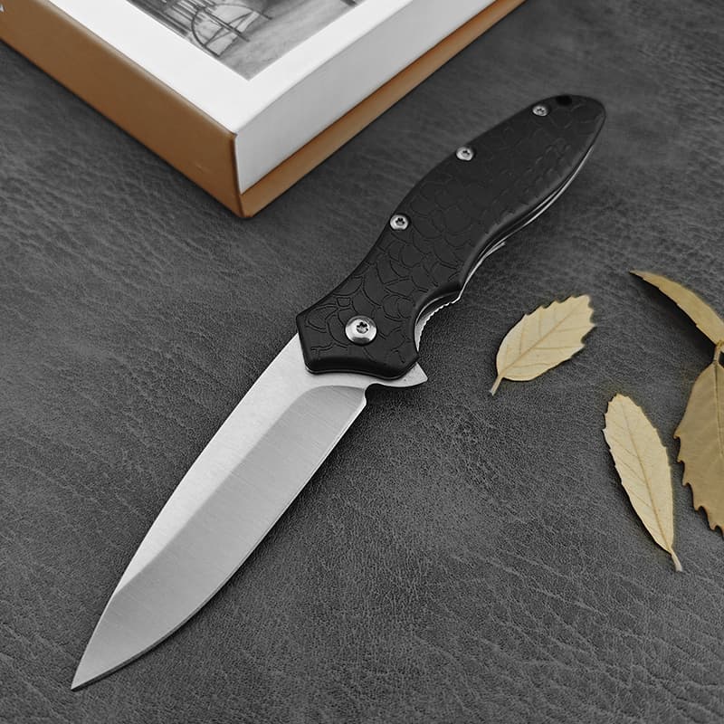 Camping Knife Manual Folding Knife 8cr13mov Blade Best Gift for Men DIY Grade OEM Customization Supported