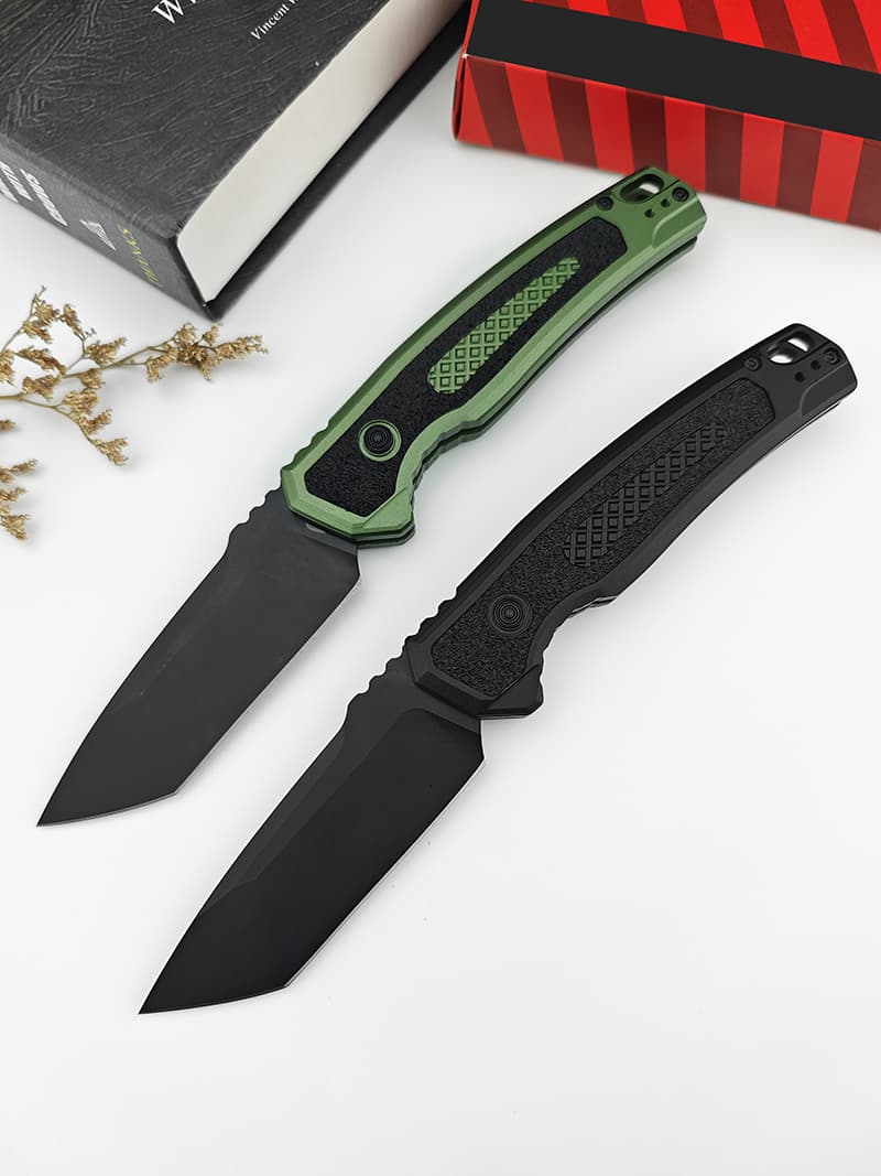Customizable  Aluminum Alloy Handle D2 Blade Outdoor Camping Tactical Survival Folding EDC Pocket Knife