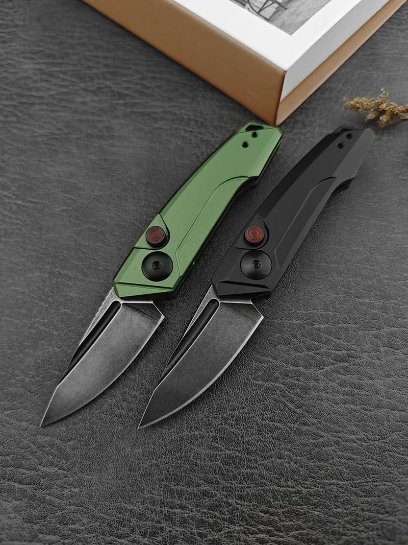Boutique Folding Blade Knife 8Cr13Movsteel Aluminium Handle with Clip Mini EDC Tool Portable Small Pocket Knife Wholesale