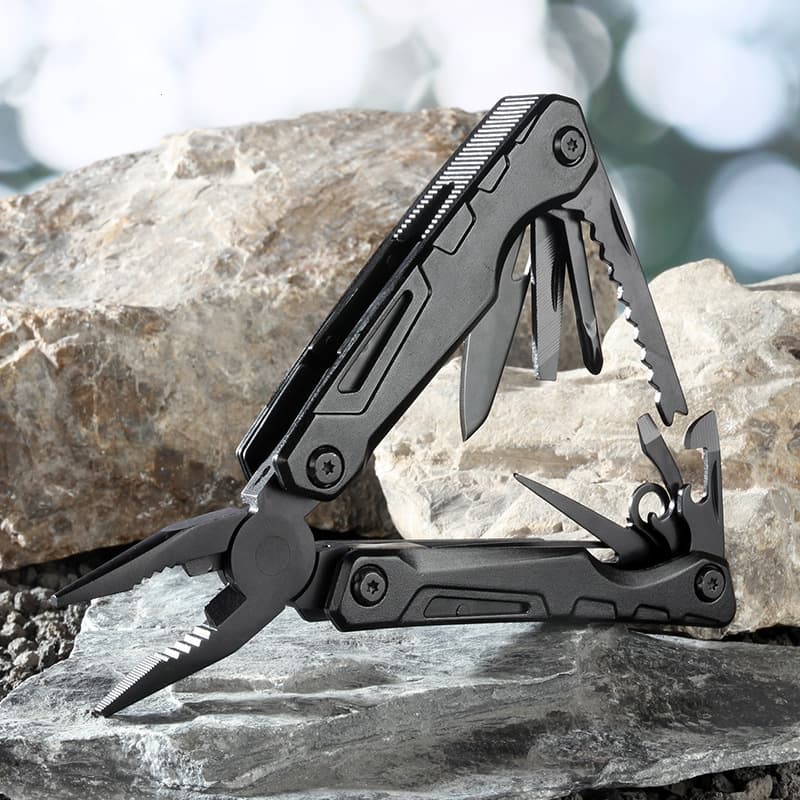 Camping Folding Knife Stainless Steel Tool Pliers Bottle Opener Tactical Multifunctional Pliers Outdoor Knife Combination Tool