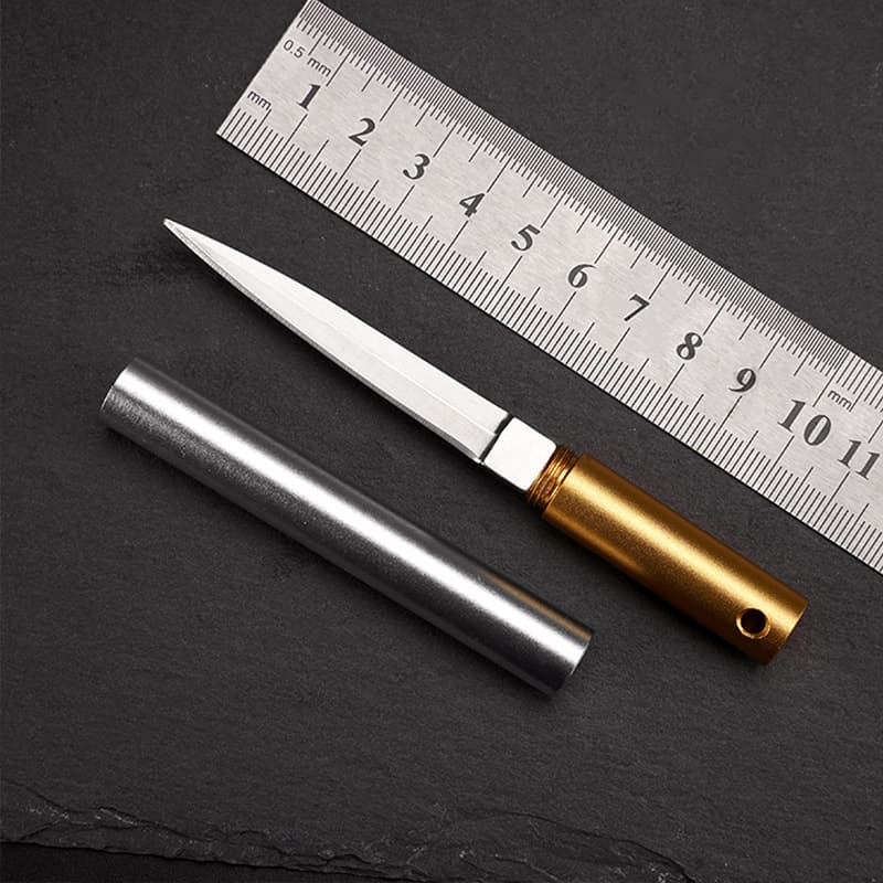 Portable Stainless Steel Mini Knife Outdoor Self-Defense Keychain Knives Mini Keychain Knife