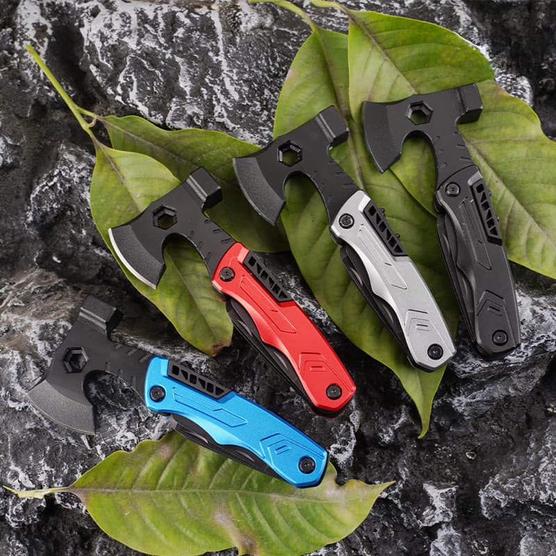 10 in 1 Multi Tool Aluminum Wrench Hammer Knife Blade Screwdriver Pockets Knives for Outdoor Camping