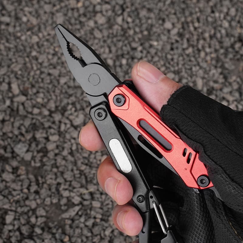 High Quality 9 1 Aluminum Handle Tactical Multitool Pliers Outdoor Survival Folding Multifunction Tool for Hiking DIY Grade OEM