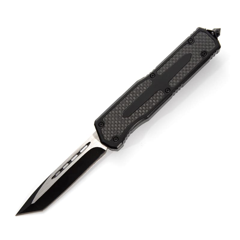 Durable Stainless Steel Outdoor Rescue Hiking Straight Knife With Non-Slip Zinc Alloy Handle