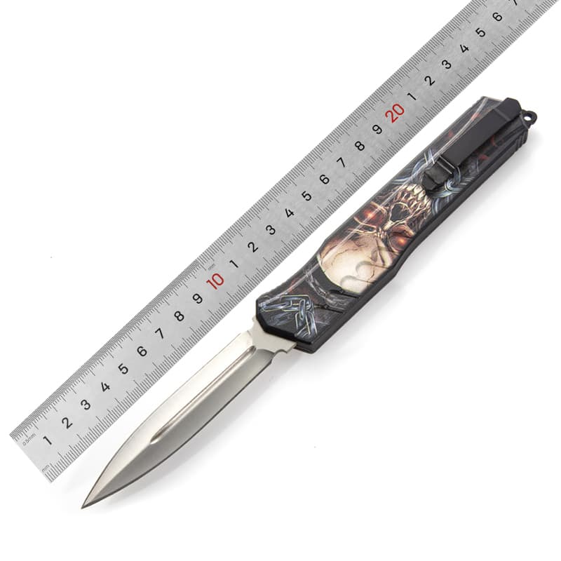 New Design BM ABS Handle Outdoor Pocket Knife Camping Survival Knife Self-Defense Folding Knife With Belt