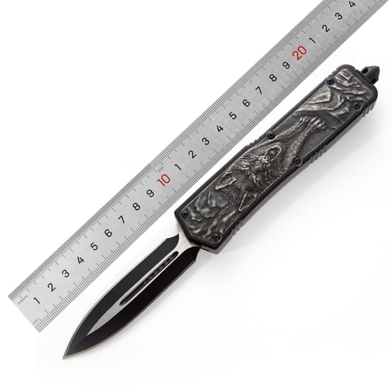 Utility Knife Industrial Grade Sharpness Hidden Blade Folding Pocket Knife for Hunting Zinc Alloy Knife