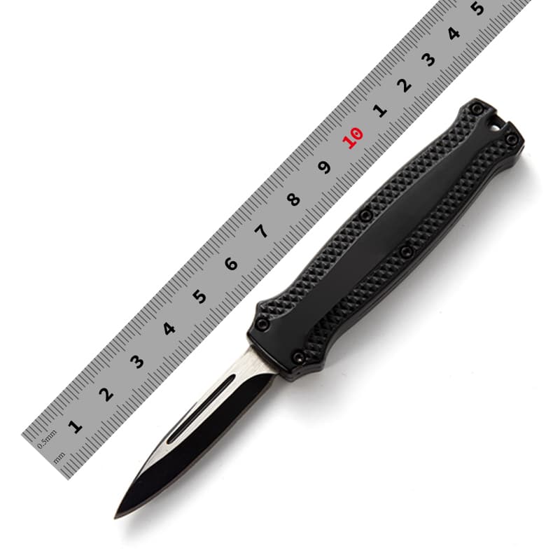 Mini CNC Camping Folding Pocket Knife Durable Outdoor Survival Tools Knife Accessories With 440 Blade Aluminum Handle