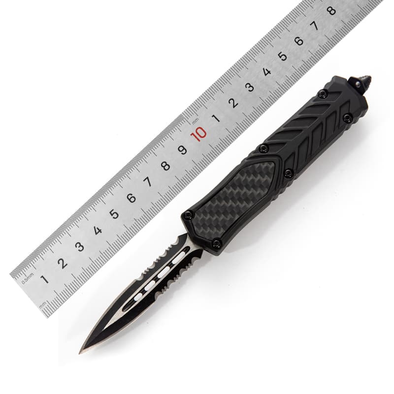 Camping Tactical Survival Hunting Folding Knife Stainless Steel Aluminium Handle EDC Multi-Purpose Tool Knives