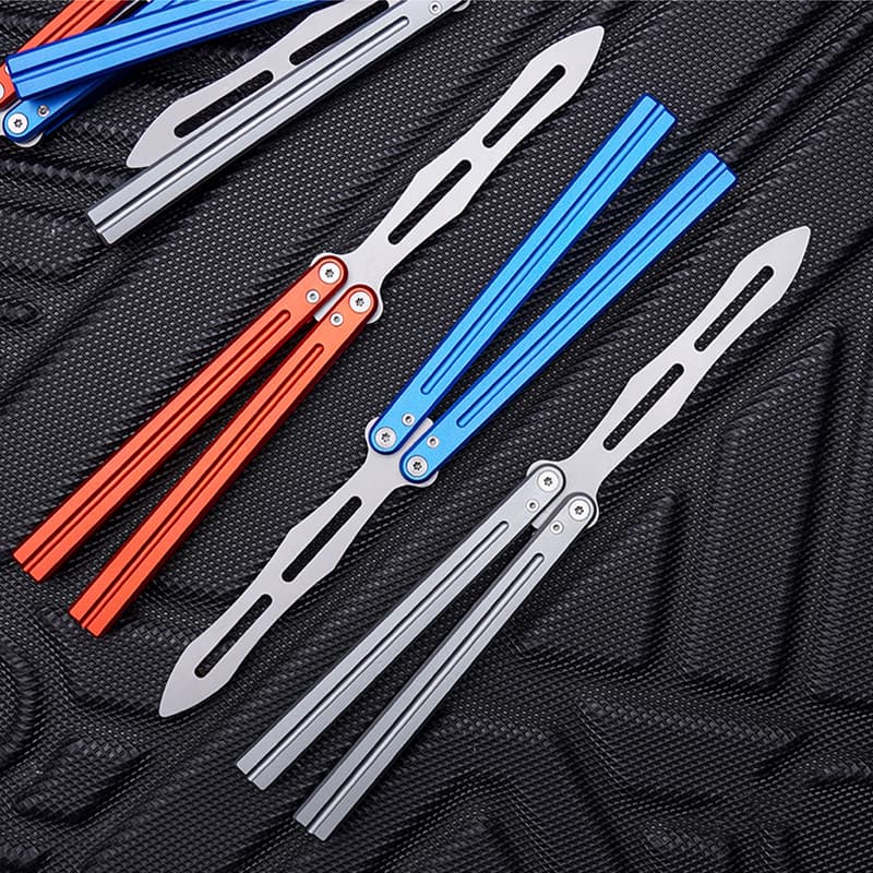 Multifunctional Aluminum Folding Knife for Beginners Outdoor Hand Tool Training Safety Aids Train Tool