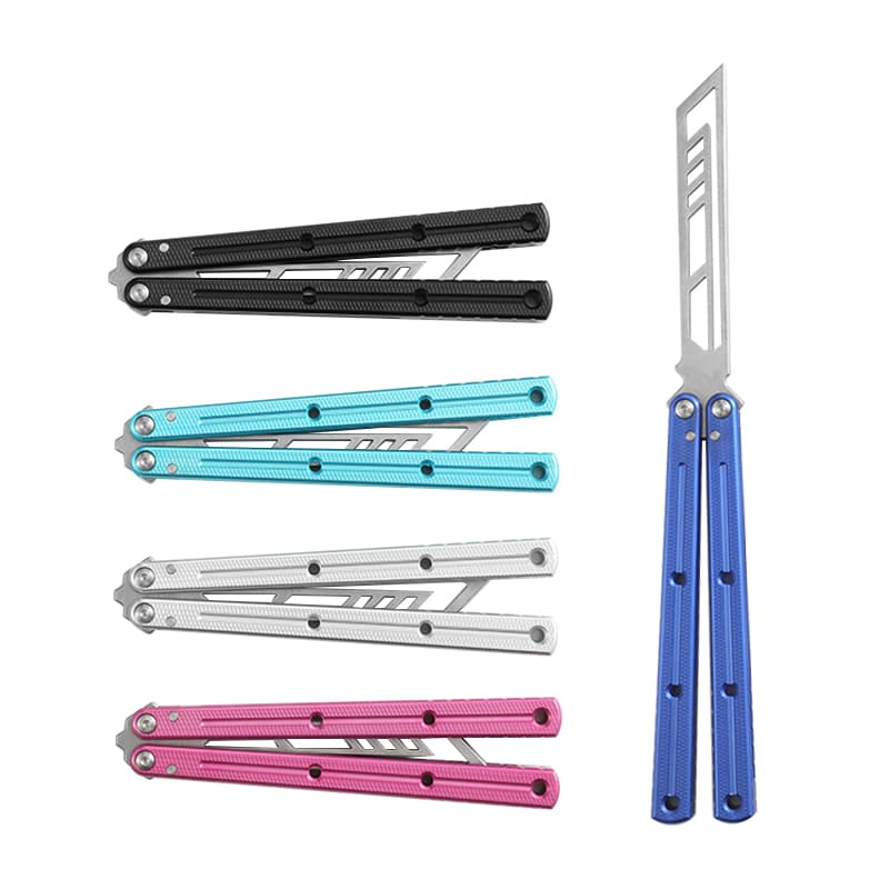 Hot Selling Folding Handle Customized Balisong Butterfly Tool Accessory Practice Training Tool Manufacturer and Supplier