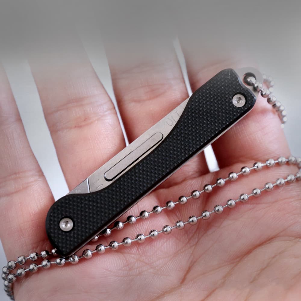 G10 Mini Utility Edc Portable Key Outdoor Open Box Knife Paper Cutting Knife Surgical Blade Portable Knife