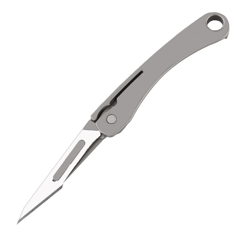 Mini Titanium Alloy Utility Edc Portable Key Knife Outdoor Open Box Paper Knife Surgical Blade Kni