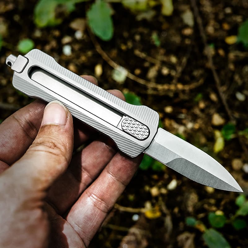 Titanium Alloy Pocket Knife Outdoor Edc Multi-function Tool Innovative Tool Knife Utility Hunting Camping Knife