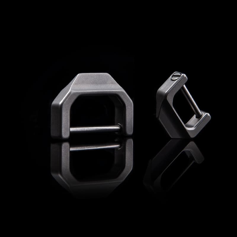 Titanium EDC Key Chain D-Rings With Screw Shackle Horseshoe U Shape Multi-function Key Ring for Car Fob & Can Open