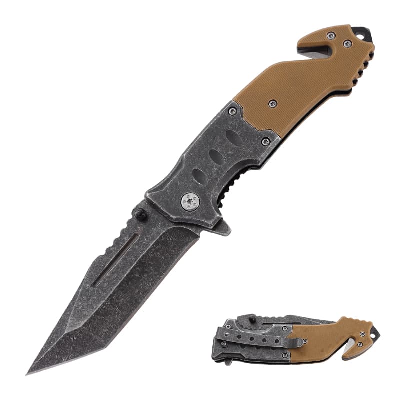 Hot OEM Customizable Folding Pocket Knife G10 Handle 3Cr13 Stainless Steel Blade for Outdoor Survival Camping Wholesale