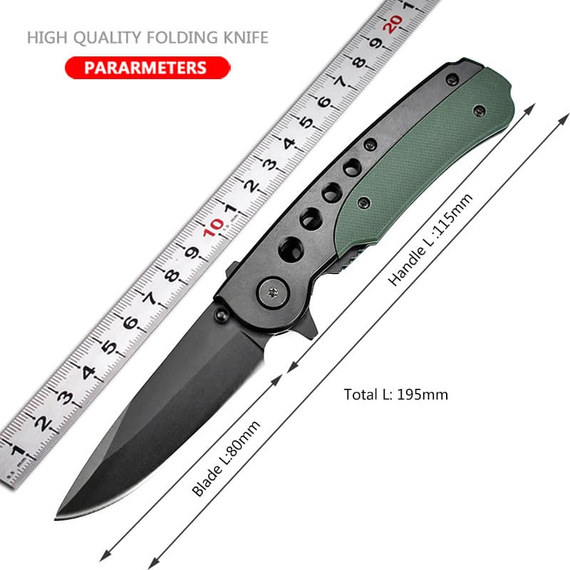 Tactical Mini Pocket Knife Stainless Steel Portable Folding Knife for Outdoor Fishing Hiking Customized OEM Support