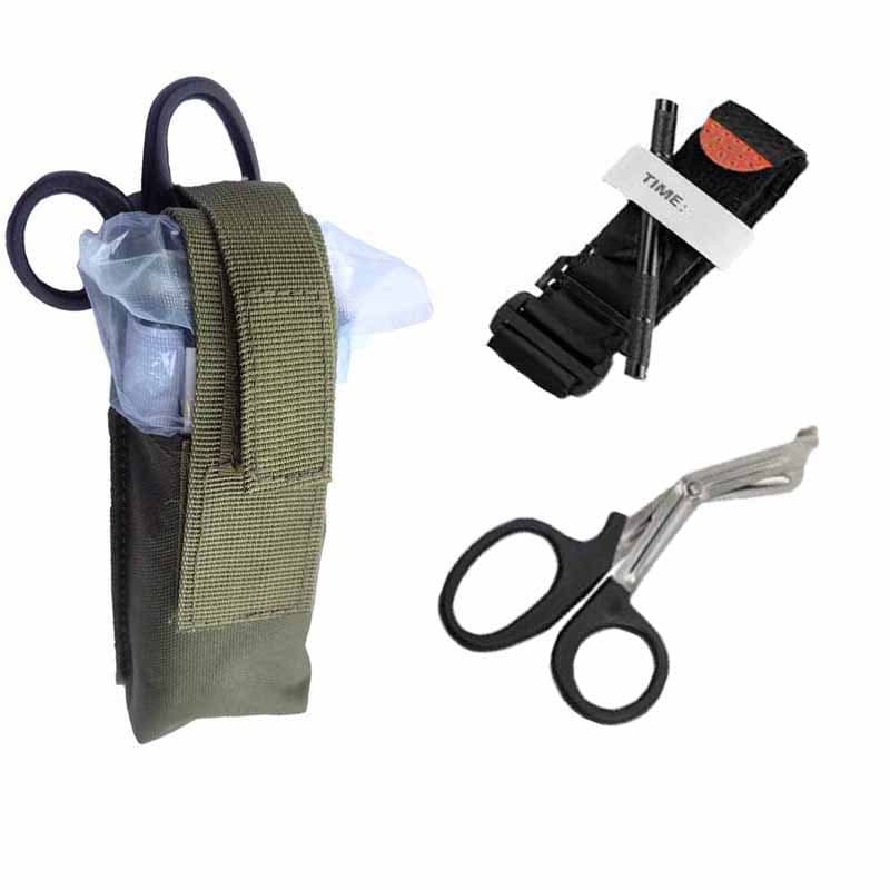 600D Multifunction Tactical Tourniquet CAT Bag Large Medical Scissors Outdoor Sports Accessory Small Hanging Pouch